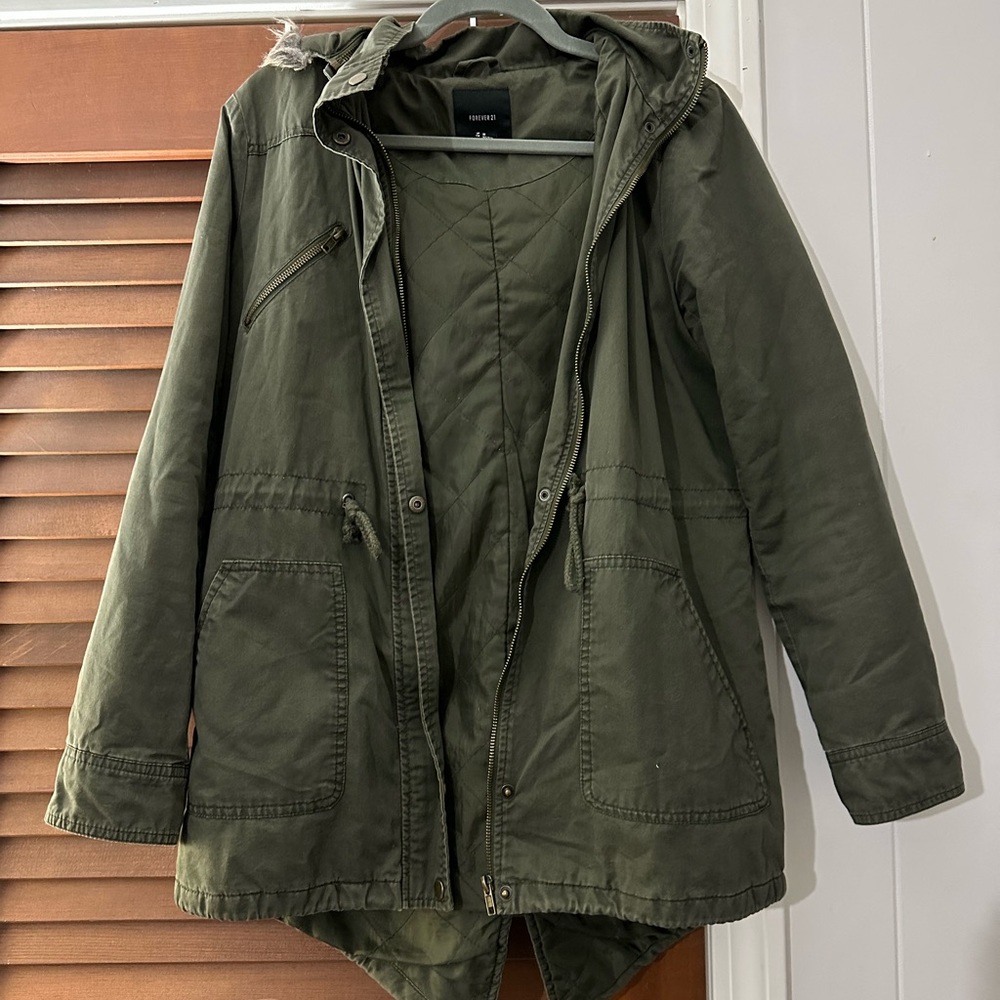 Olive green jacket